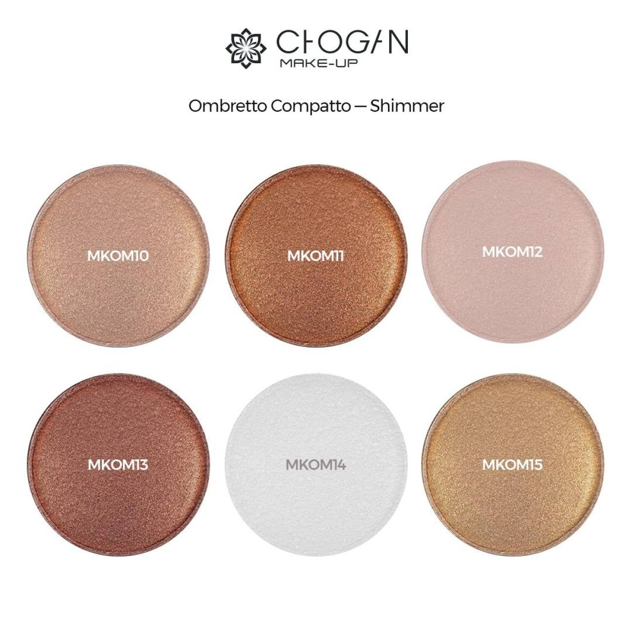MKOM14 - Sombra de ojos en polvo prensado «Shimmer» – Pearl Ivory