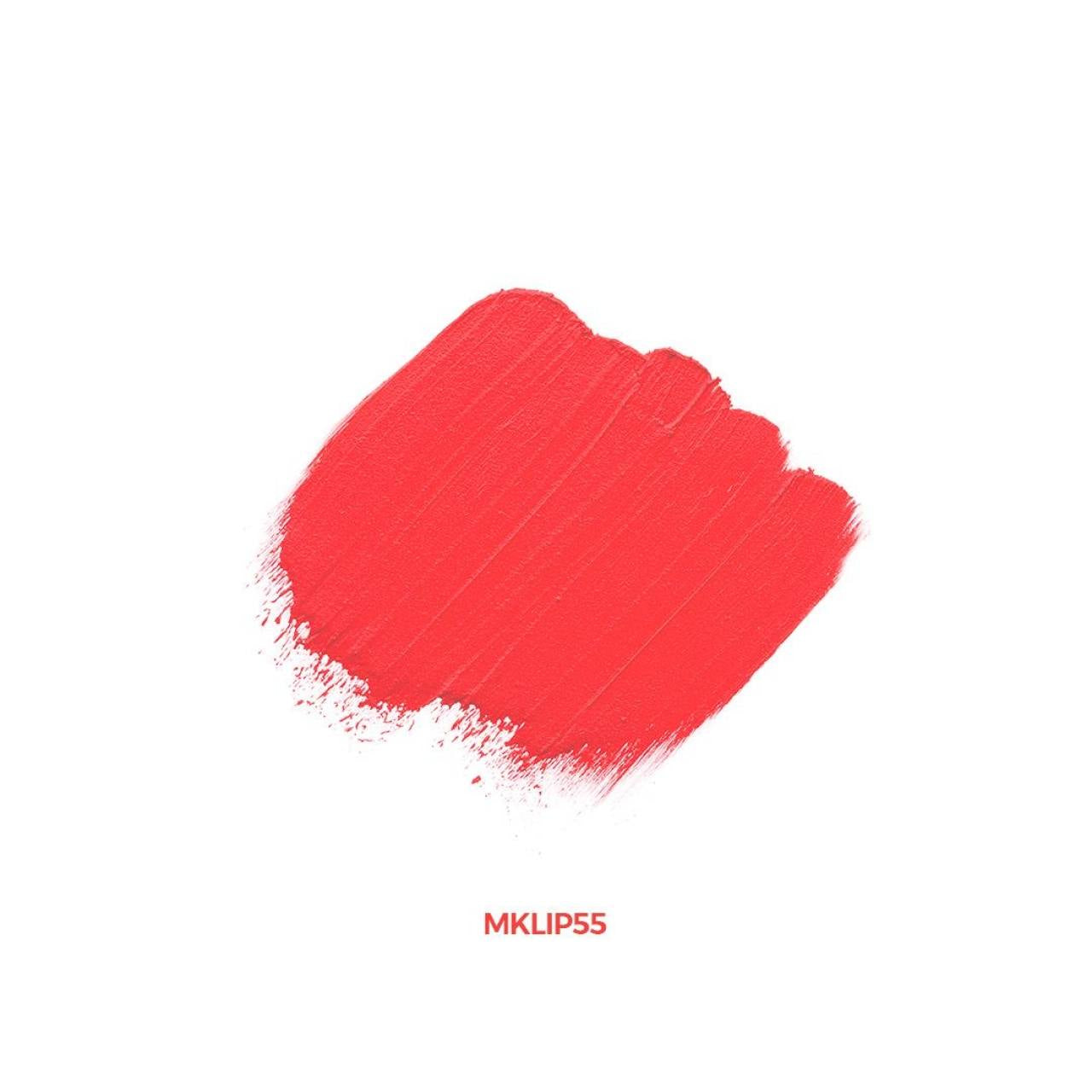 MKLIP55 - Barra de labios líquida Mate – Fire Red
