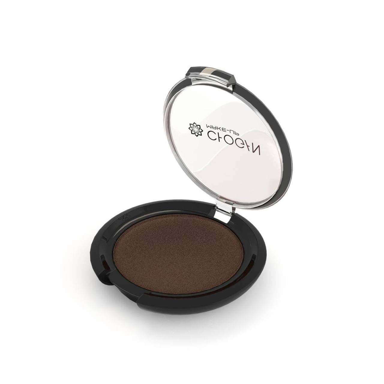 MKOM29 - Sombra de ojos en polvo prensado «Shiny» – Dark Brown - 3 g