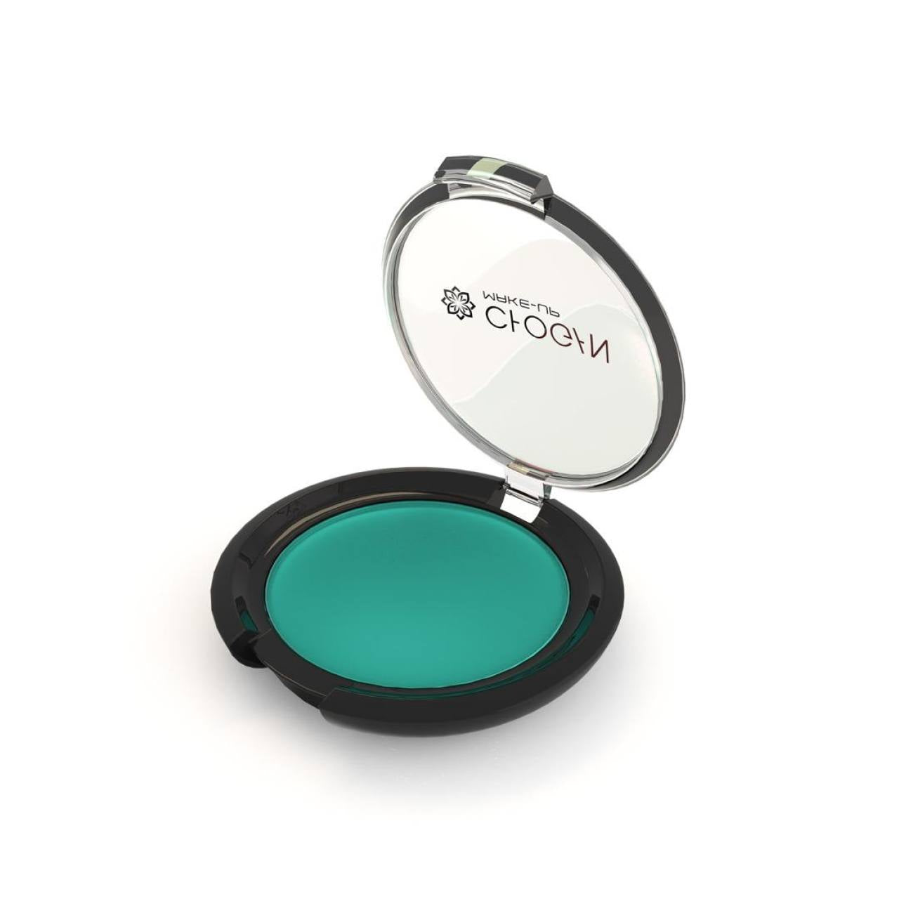 MKOM32 - Sombra de ojos en polvo prensado «Shiny» – Teal - 3 ml