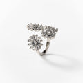 BIGAS020 - Anillo Primavera de metal rodiado