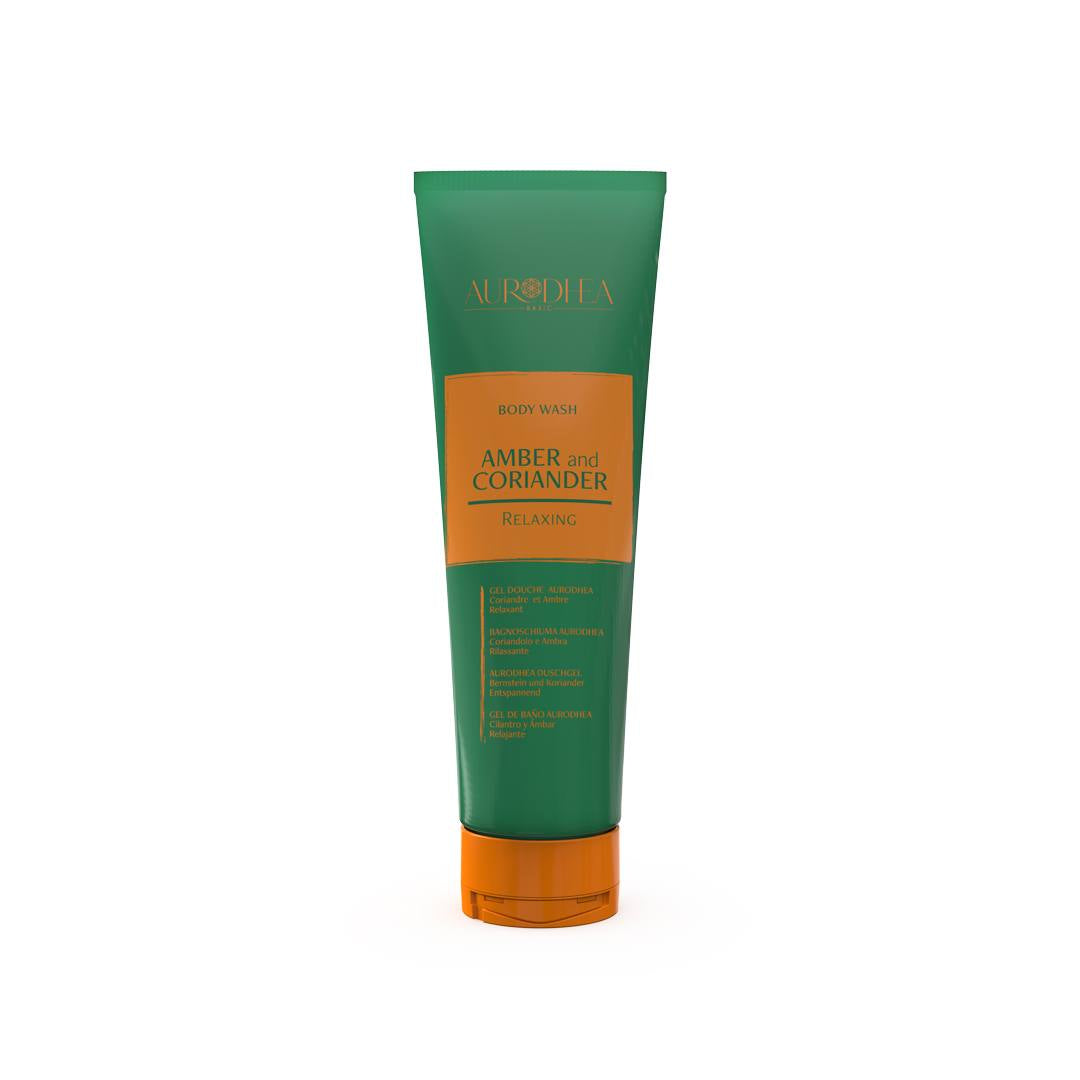 BS10 - Gel de baño Aurodhea - Fragancia Cilantro y Ámbar - 250 ml