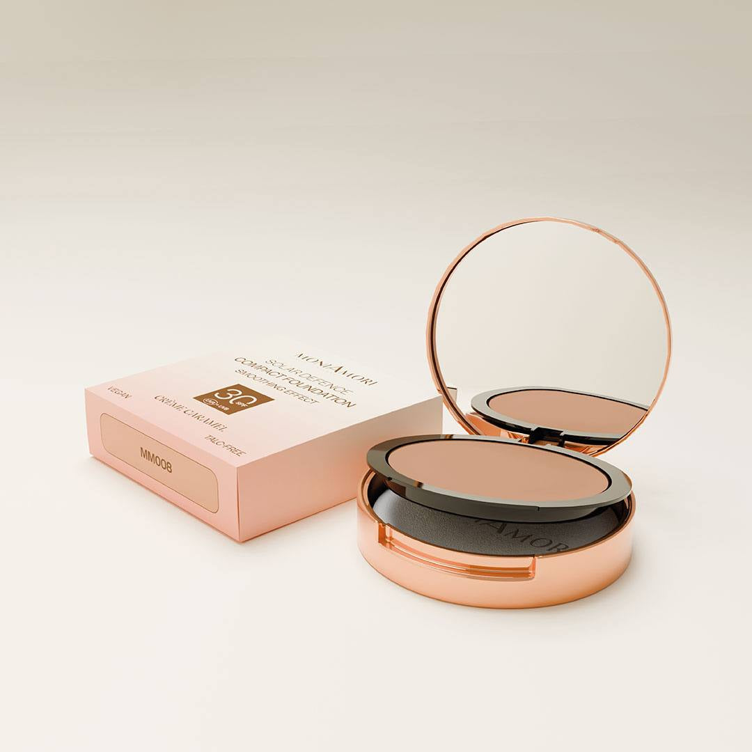 MM008 - Solar Defence Compact Foundation – Crème Caramel