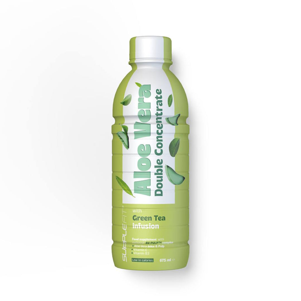 INTB062 - ALOE VERA Jugo y pulpa de con Té Verde - 675 ml