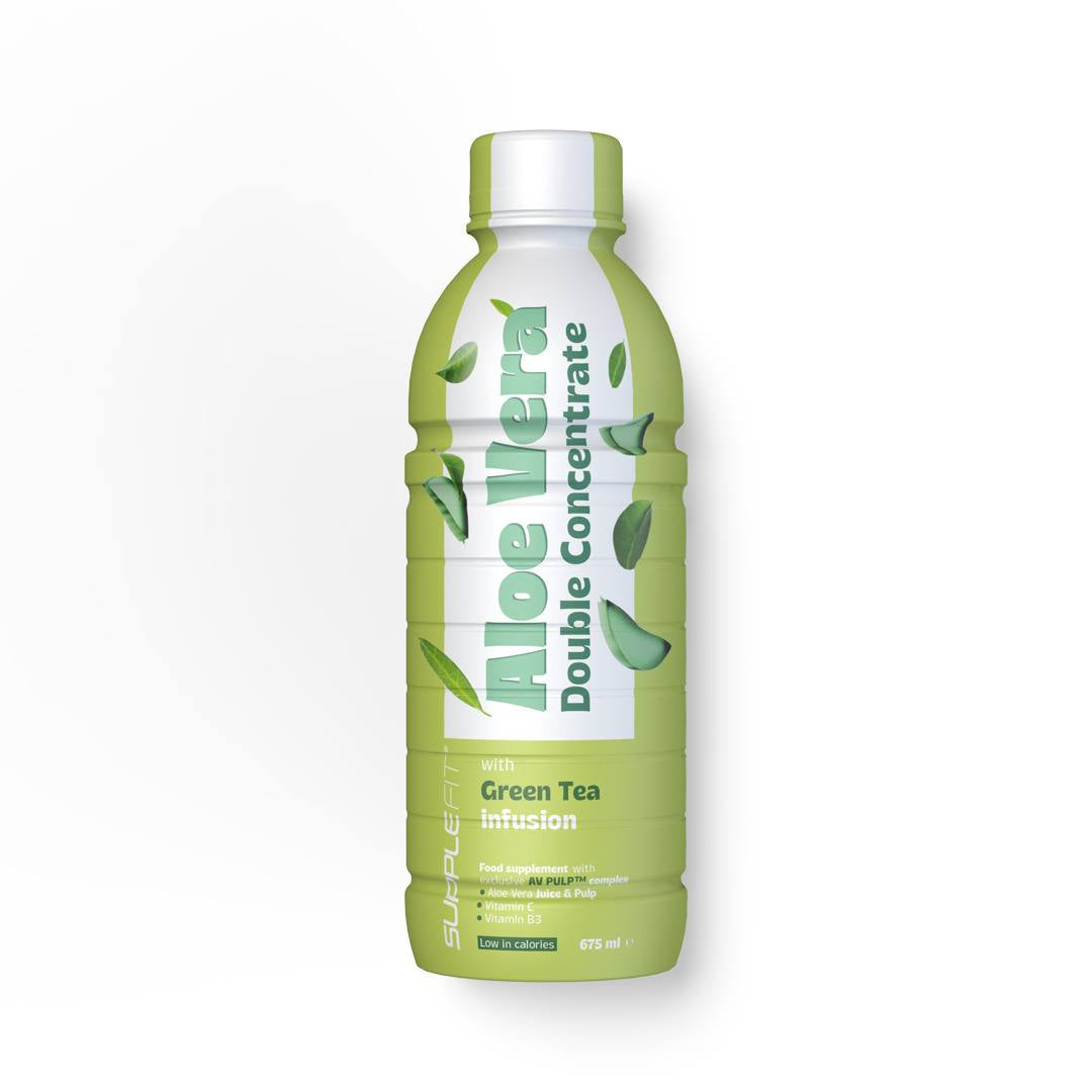 INTB062 - ALOE VERA Jugo y pulpa de con Té Verde - 675 ml